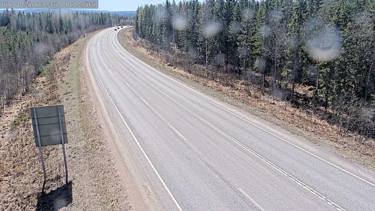 Weather Camera Image Väg 4 Äänekoski. PetomäkiPetomäki, Äänekoski, Keski-Suomi