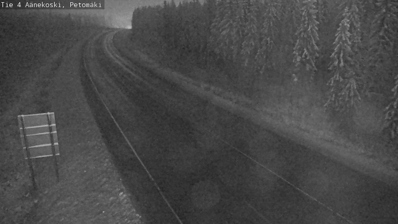 Weather Camera Image Road 4 Äänekoski. PetomäkiPetomäki, Äänekoski, Keski-Suomi