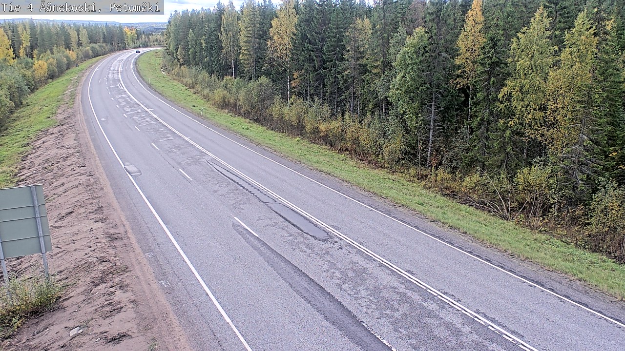 Weather Camera Image Road 4 Äänekoski. PetomäkiPetomäki, Äänekoski, Keski-Suomi