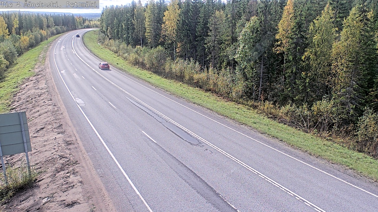 Weather Camera Image Road 4 Äänekoski. PetomäkiPetomäki, Äänekoski, Keski-Suomi