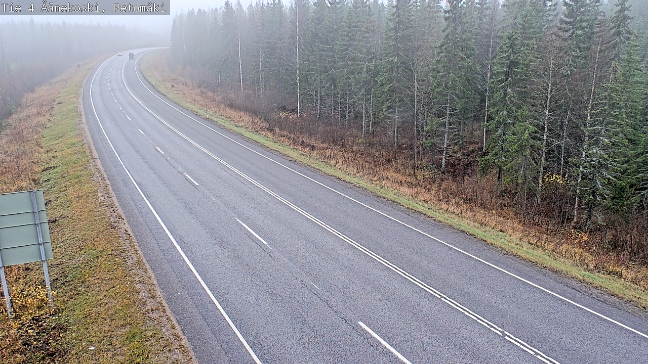 Kelikamerat Kuva Tie 4 Äänekoski. Petomäki, Äänekoski, Keski-Suomi