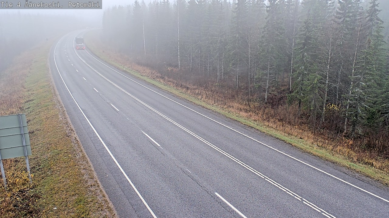 Kelikamerat Kuva Tie 4 Äänekoski. Petomäki, Äänekoski, Keski-Suomi