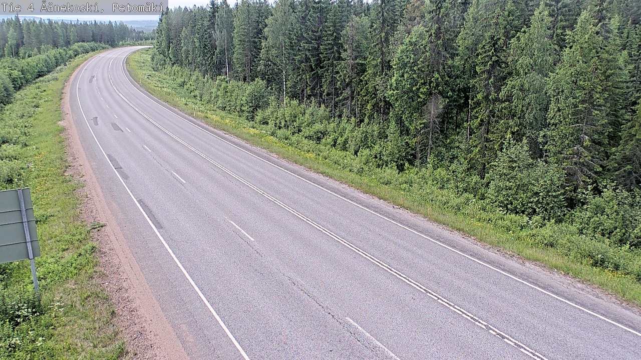 Kelikamerat Kuva Tie 4 Äänekoski. Petomäki, Äänekoski, Keski-Suomi