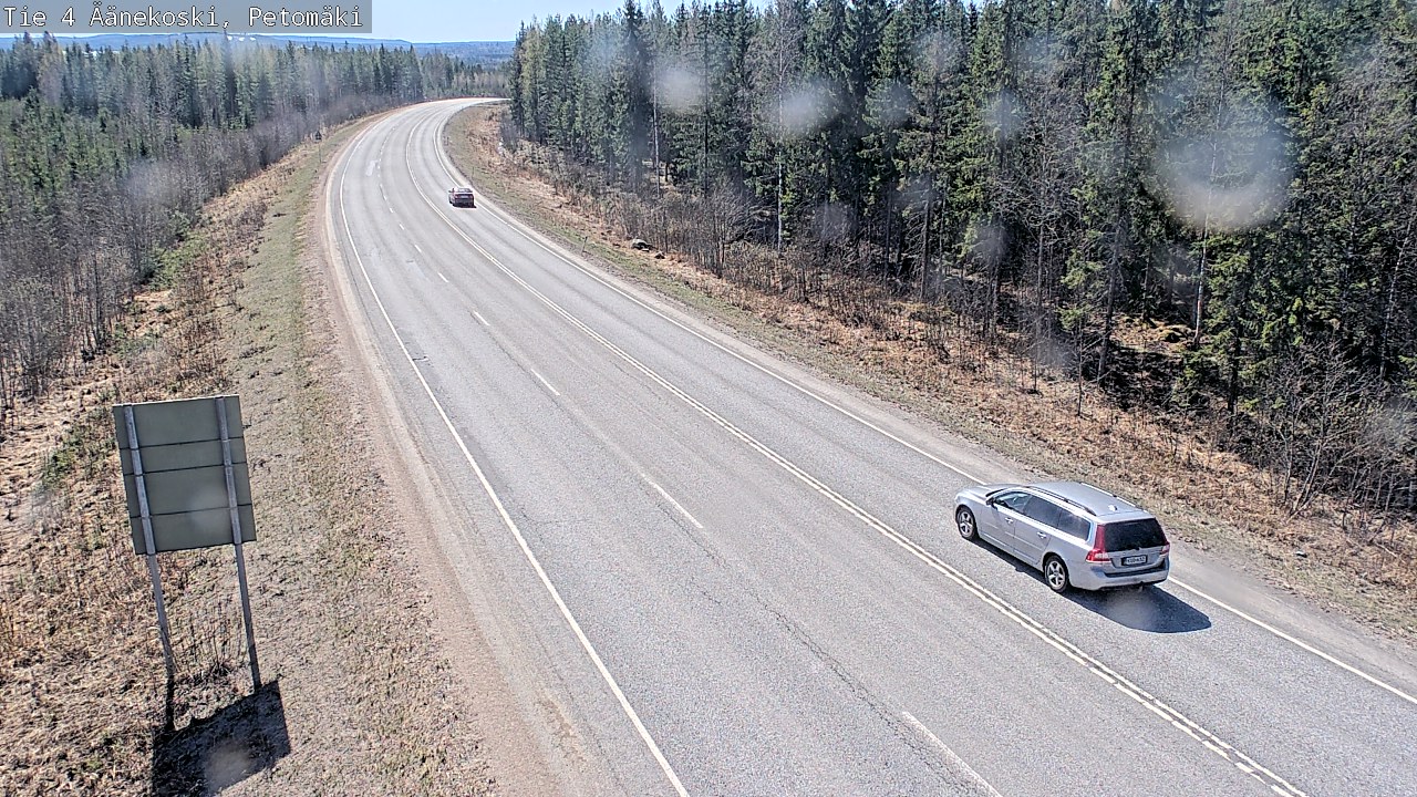 Weather Camera Image Väg 4 Äänekoski. PetomäkiPetomäki, Äänekoski, Keski-Suomi