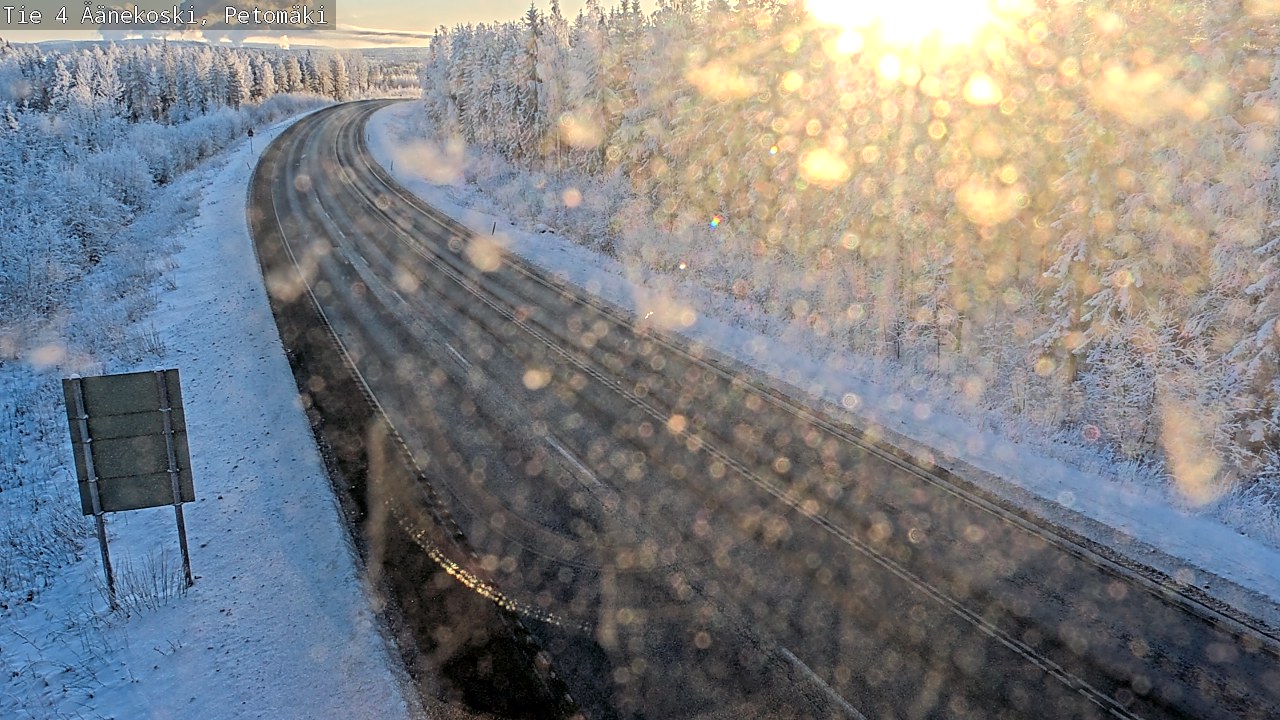 Weather Camera Image Road 4 Äänekoski. PetomäkiPetomäki, Äänekoski, Keski-Suomi