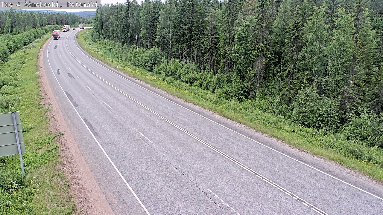 Kelikamerat Kuva Tie 4 Äänekoski. Petomäki, Äänekoski, Keski-Suomi
