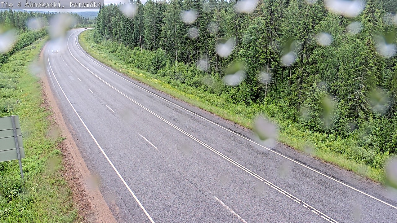 Weather Camera Image Väg 4 Äänekoski. PetomäkiPetomäki, Äänekoski, Keski-Suomi