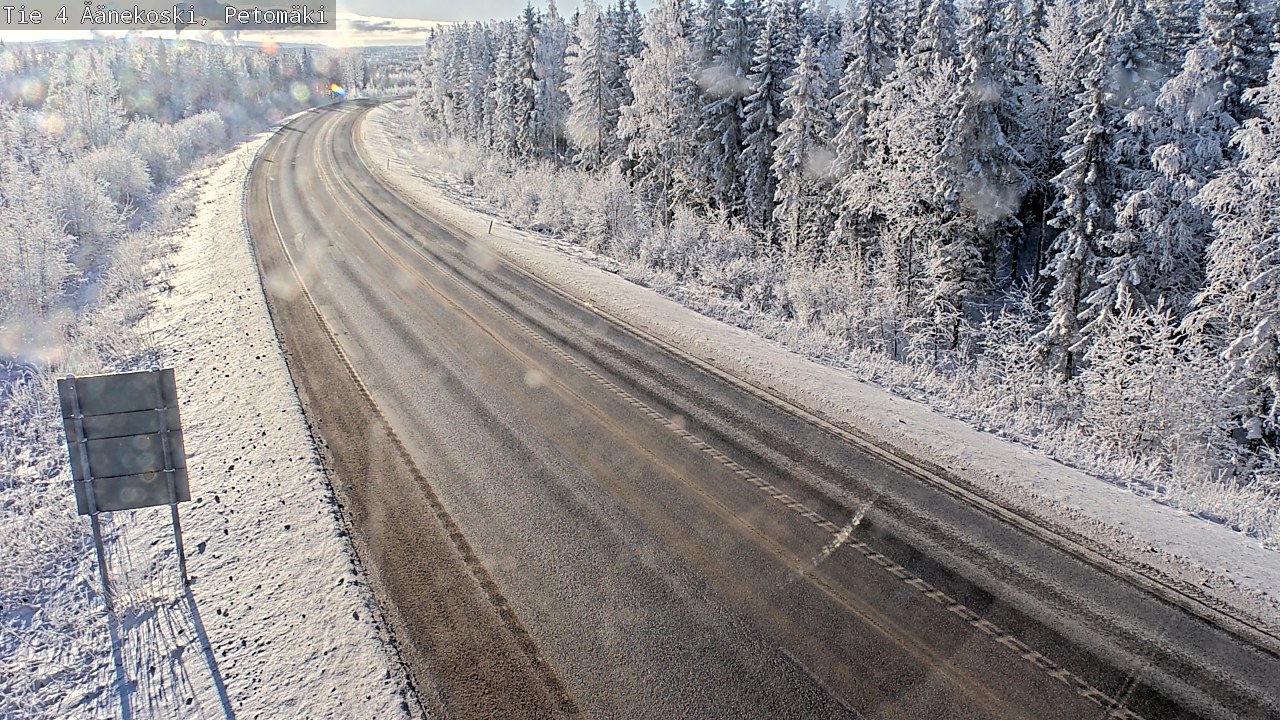 Weather Camera Image Road 4 Äänekoski. PetomäkiPetomäki, Äänekoski, Keski-Suomi