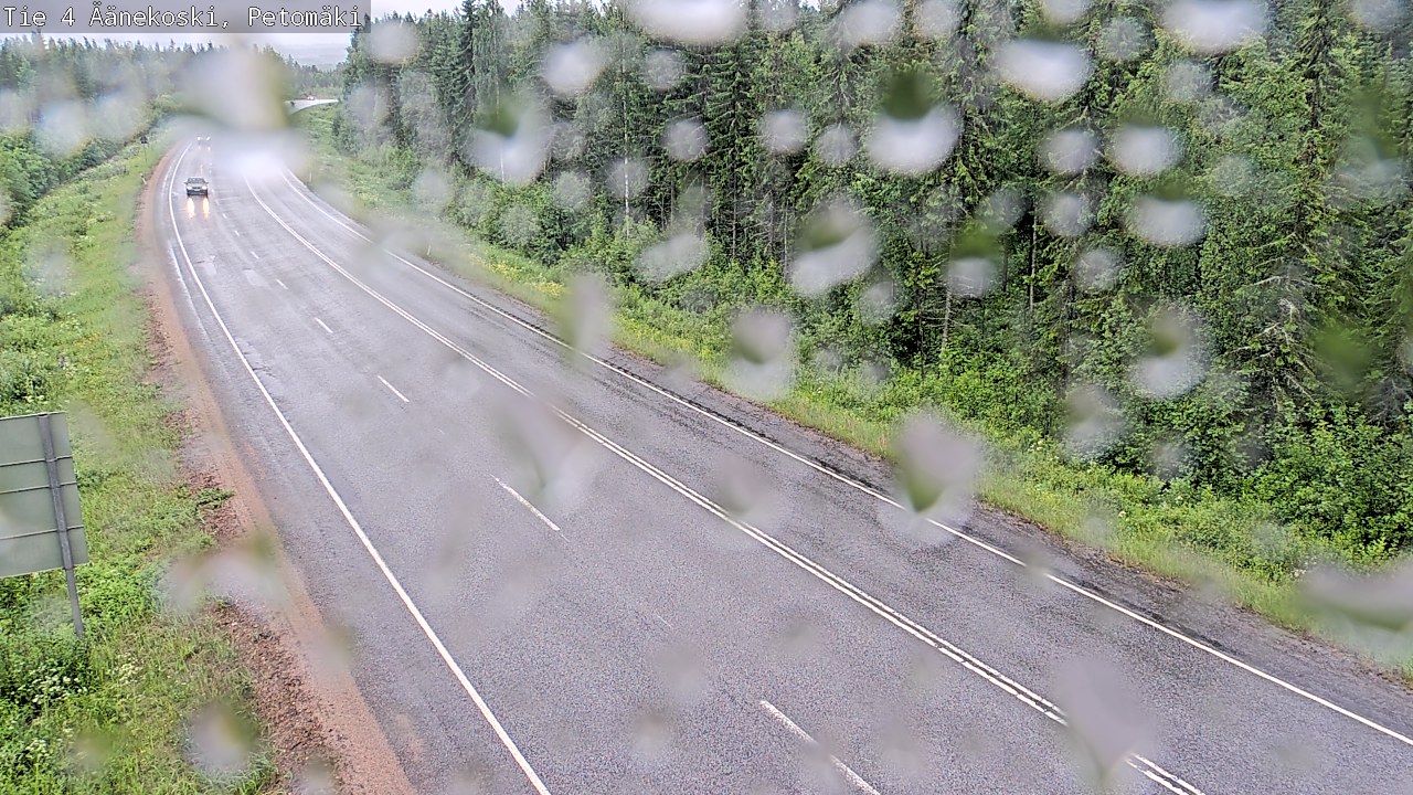 Weather Camera Image Väg 4 Äänekoski. PetomäkiPetomäki, Äänekoski, Keski-Suomi