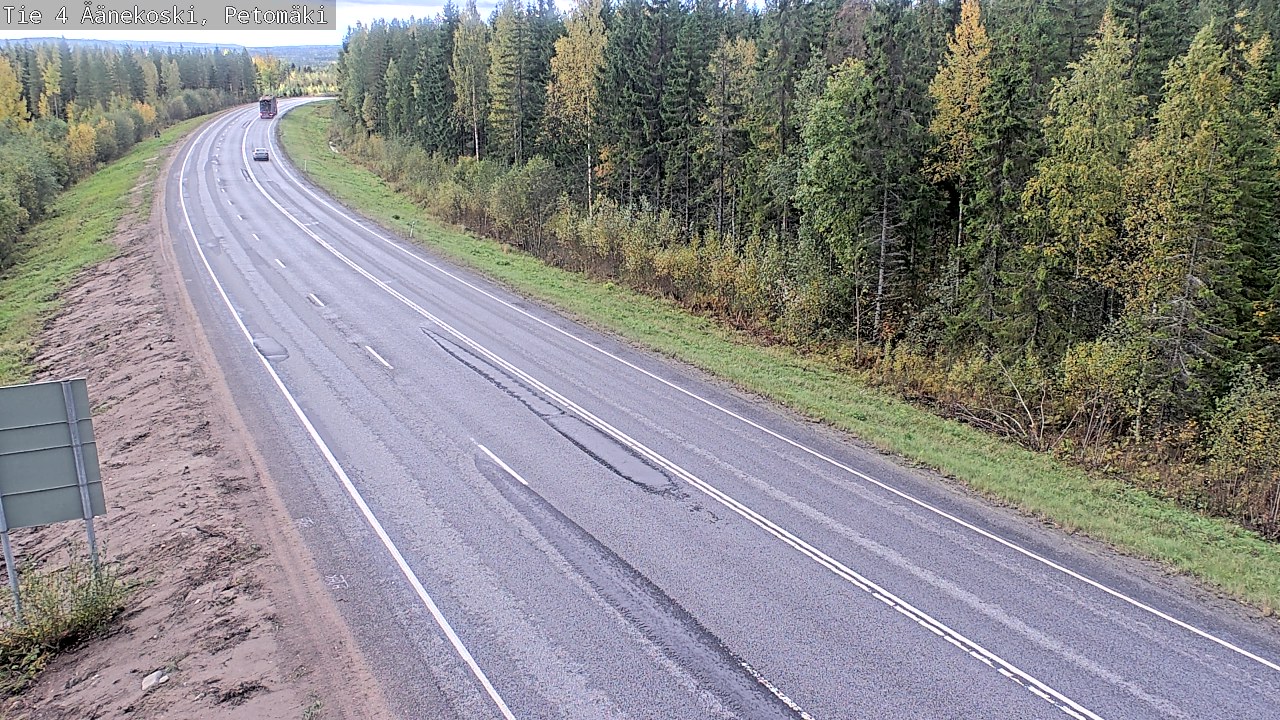 Weather Camera Image Road 4 Äänekoski. PetomäkiPetomäki, Äänekoski, Keski-Suomi