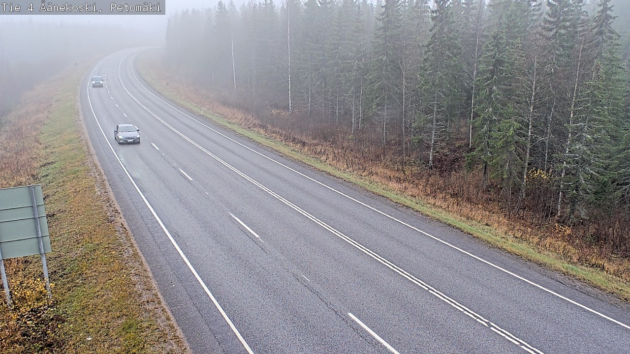 Kelikamerat Kuva Tie 4 Äänekoski. Petomäki, Äänekoski, Keski-Suomi