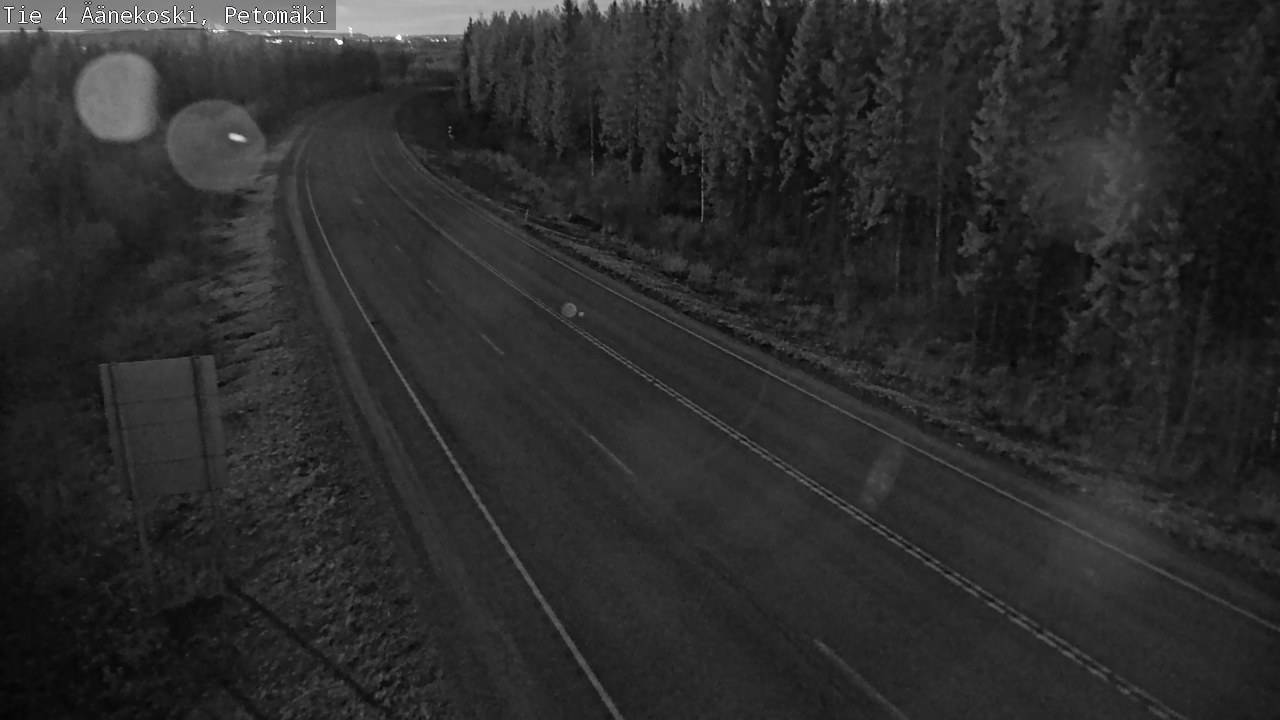 Weather Camera Image Väg 4 Äänekoski. PetomäkiPetomäki, Äänekoski, Keski-Suomi