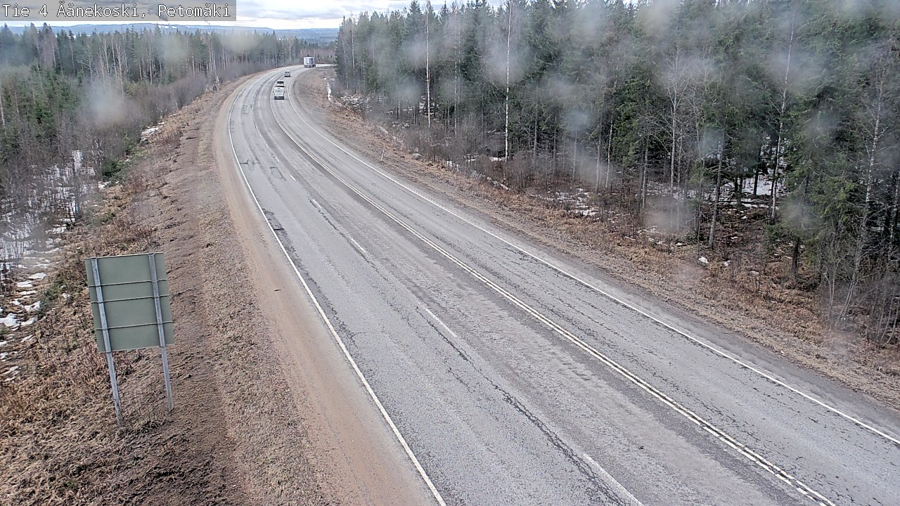 Weather Camera Image Road 4 Äänekoski. PetomäkiPetomäki, Äänekoski, Keski-Suomi