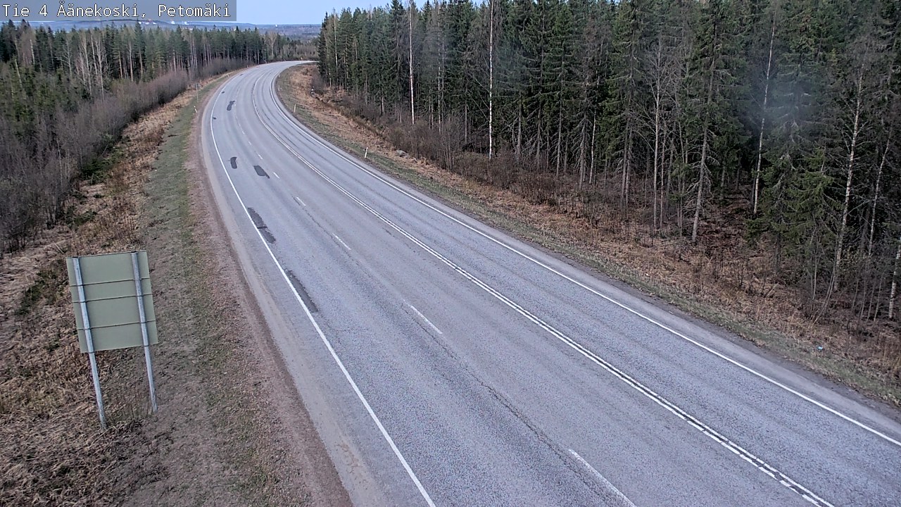 Weather Camera Image Road 4 Äänekoski. PetomäkiPetomäki, Äänekoski, Keski-Suomi