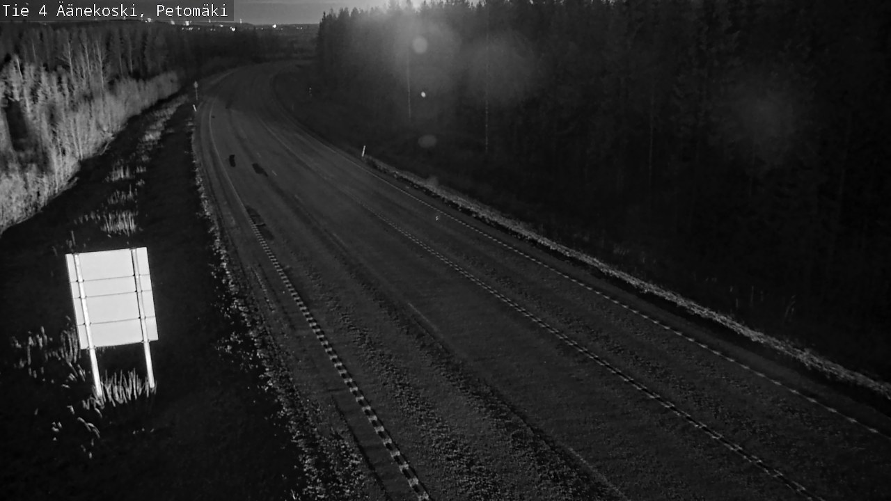 Weather Camera Image Road 4 Äänekoski. PetomäkiPetomäki, Äänekoski, Keski-Suomi