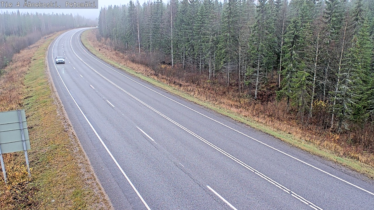 Kelikamerat Kuva Tie 4 Äänekoski. Petomäki, Äänekoski, Keski-Suomi