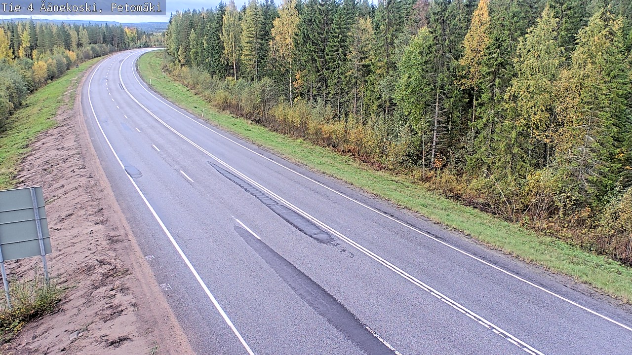 Kelikamerat Kuva Tie 4 Äänekoski. Petomäki, Äänekoski, Keski-Suomi