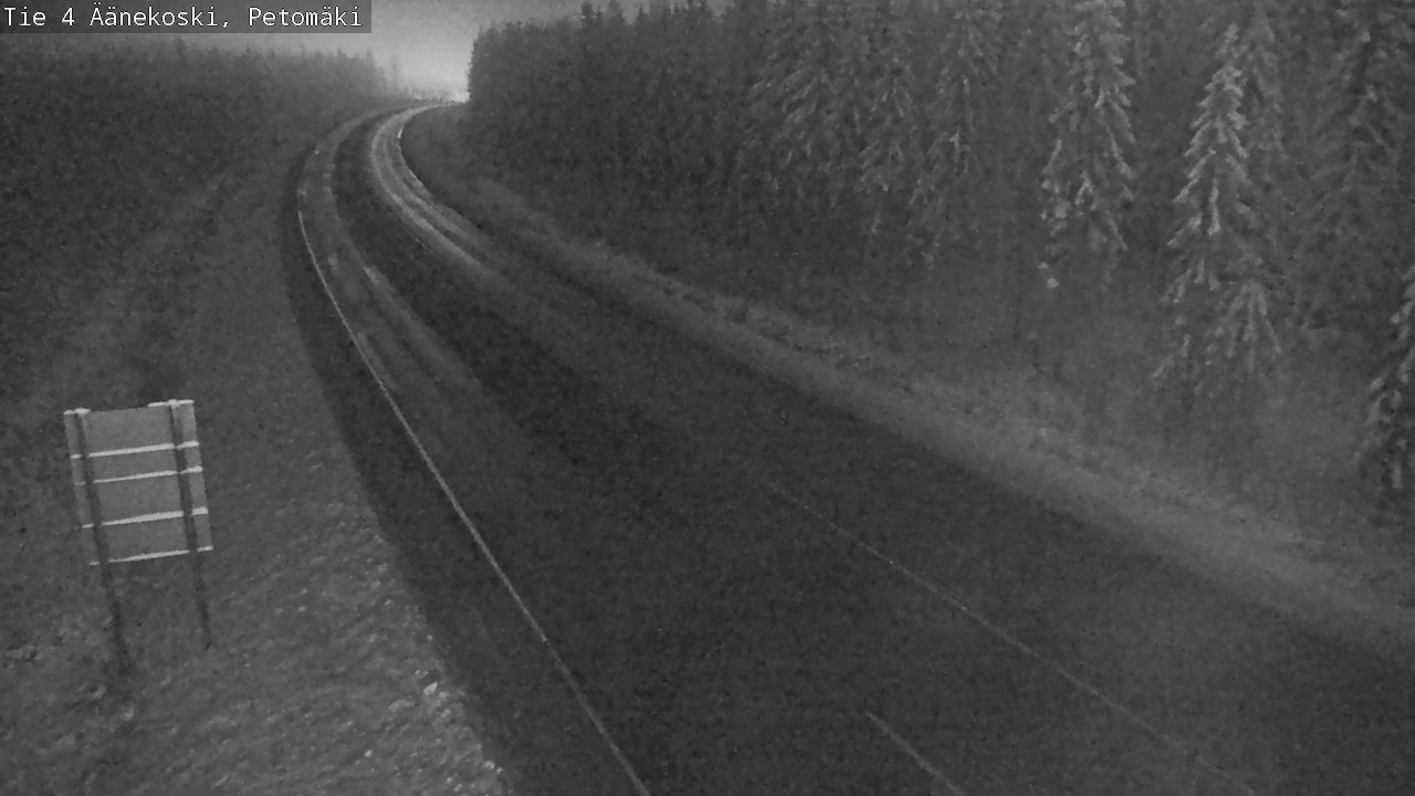 Weather Camera Image Road 4 Äänekoski. PetomäkiPetomäki, Äänekoski, Keski-Suomi