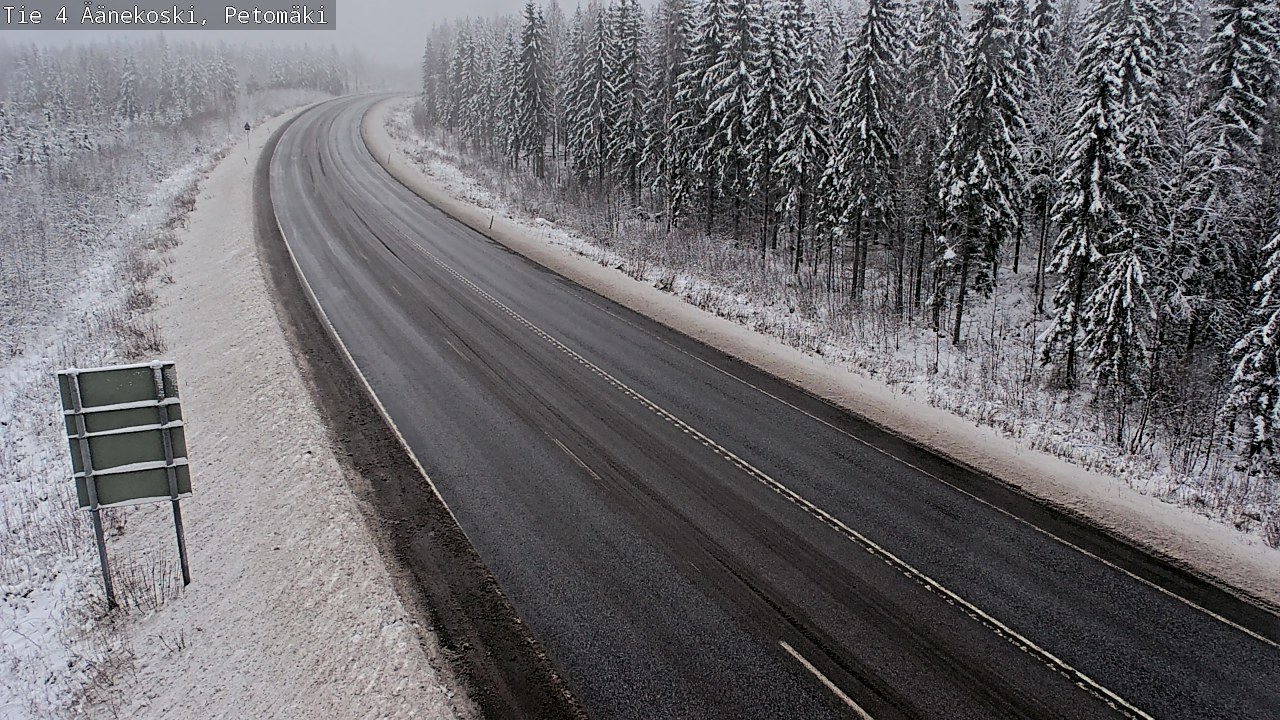 Weather Camera Image Road 4 Äänekoski. PetomäkiPetomäki, Äänekoski, Keski-Suomi