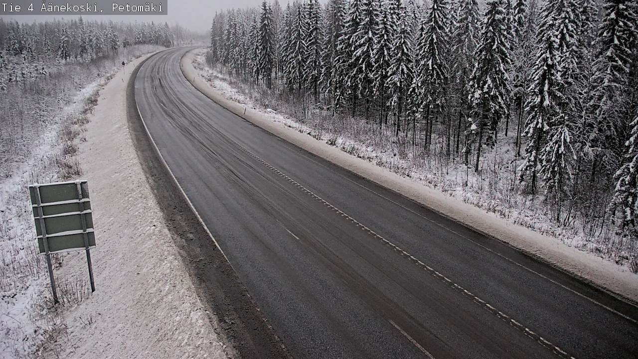 Weather Camera Image Road 4 Äänekoski. PetomäkiPetomäki, Äänekoski, Keski-Suomi