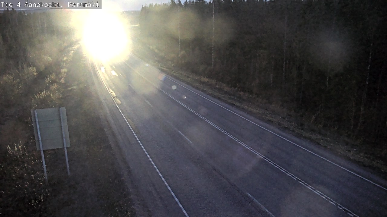 Weather Camera Image Väg 4 Äänekoski. PetomäkiPetomäki, Äänekoski, Keski-Suomi