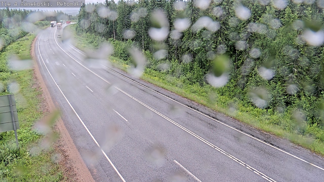 Weather Camera Image Väg 4 Äänekoski. PetomäkiPetomäki, Äänekoski, Keski-Suomi