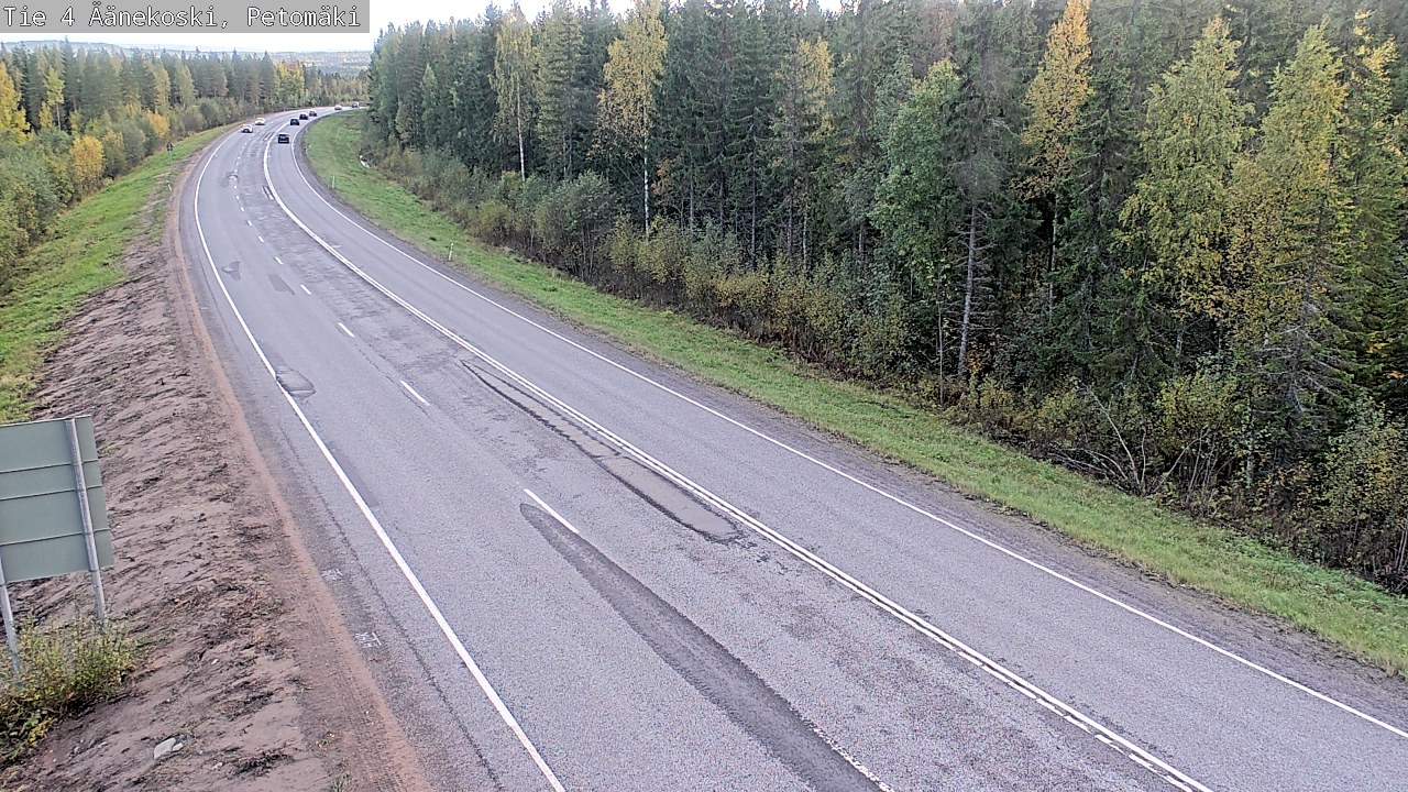 Kelikamerat Kuva Tie 4 Äänekoski. Petomäki, Äänekoski, Keski-Suomi