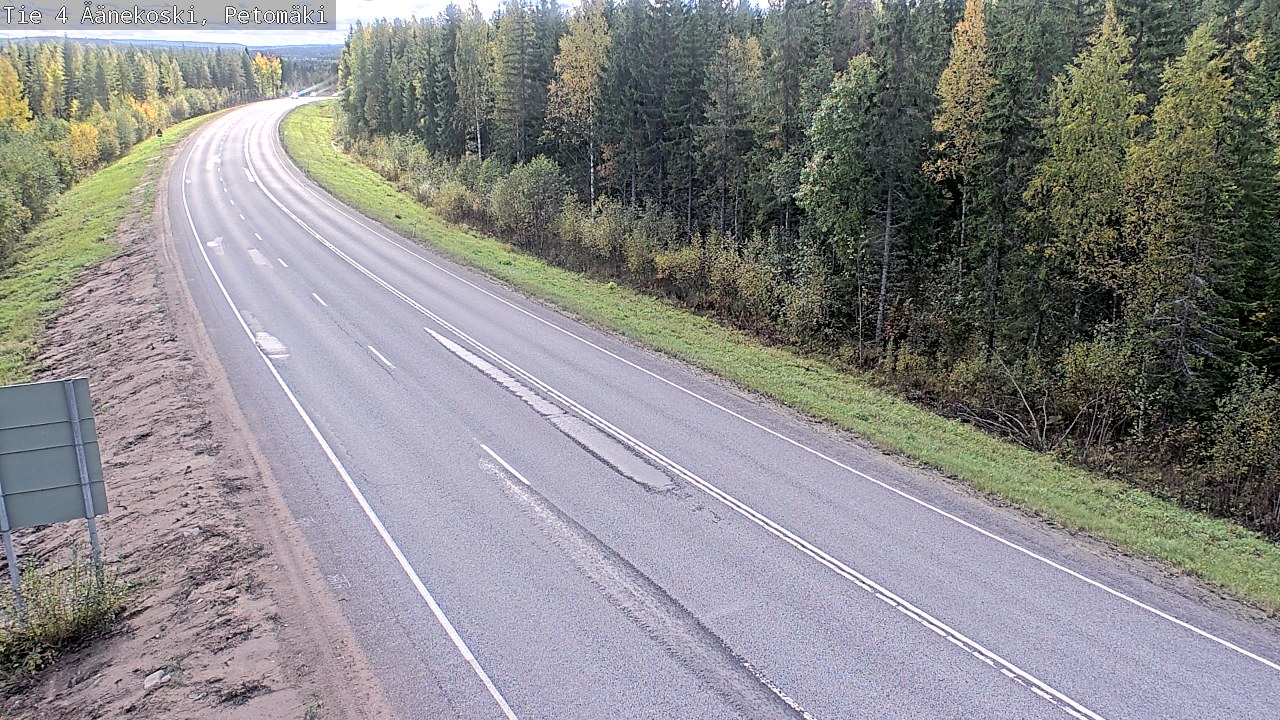 Weather Camera Image Road 4 Äänekoski. PetomäkiPetomäki, Äänekoski, Keski-Suomi