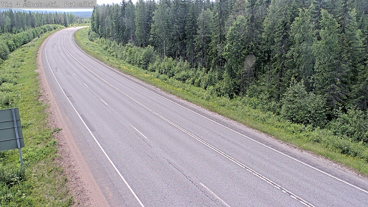 Kelikamerat Kuva Tie 4 Äänekoski. Petomäki, Äänekoski, Keski-Suomi