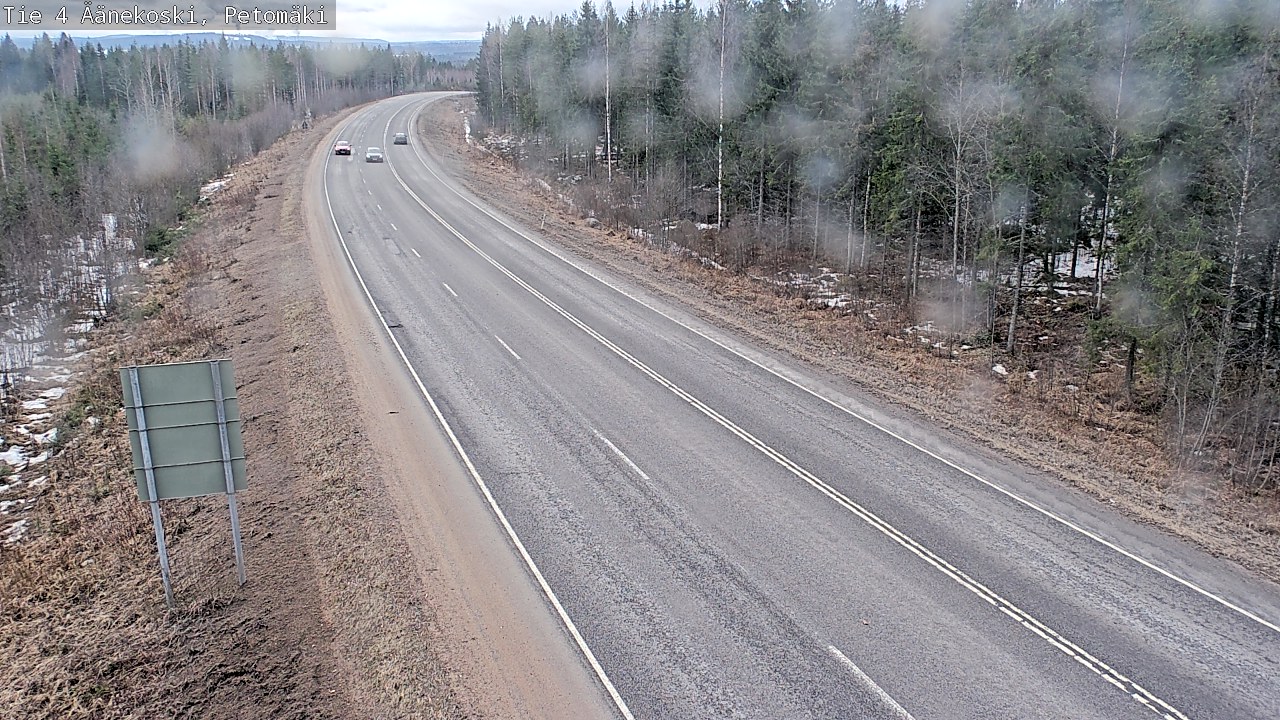 Weather Camera Image Road 4 Äänekoski. PetomäkiPetomäki, Äänekoski, Keski-Suomi