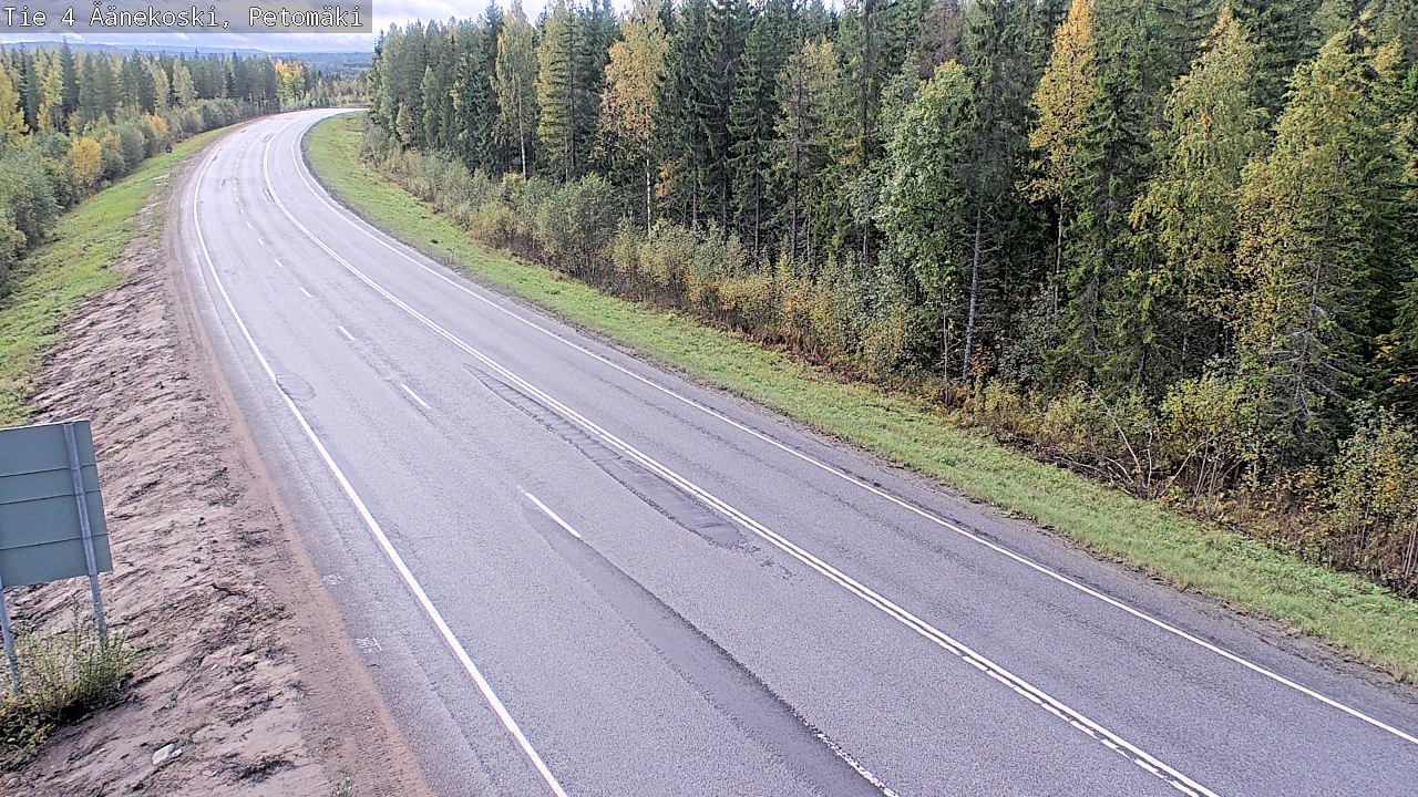 Kelikamerat Kuva Tie 4 Äänekoski. Petomäki, Äänekoski, Keski-Suomi