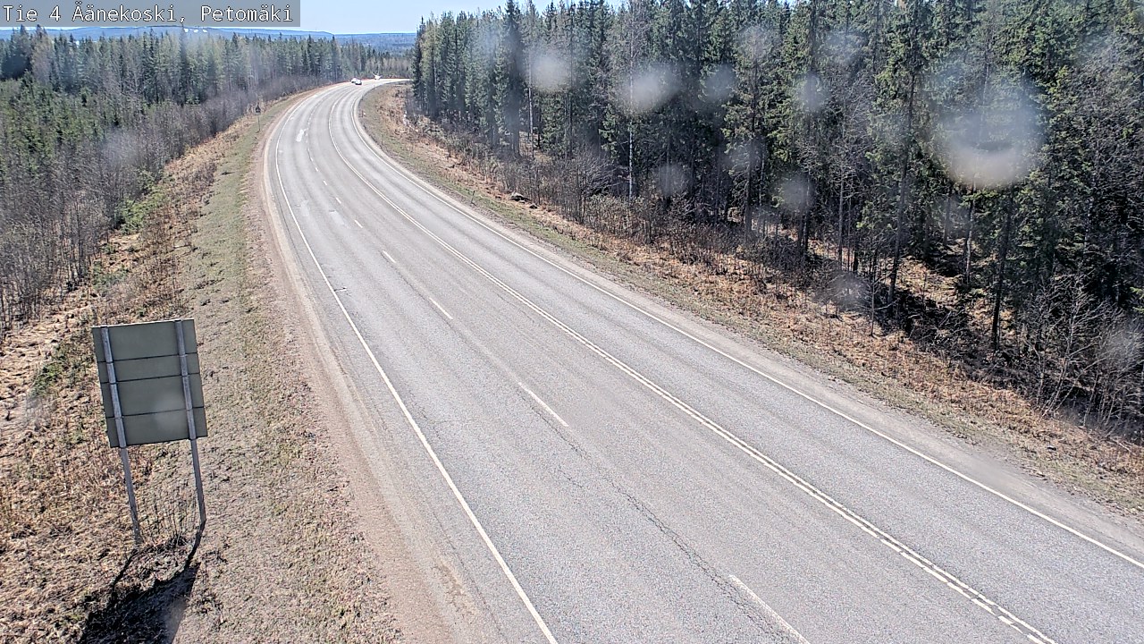 Weather Camera Image Väg 4 Äänekoski. PetomäkiPetomäki, Äänekoski, Keski-Suomi