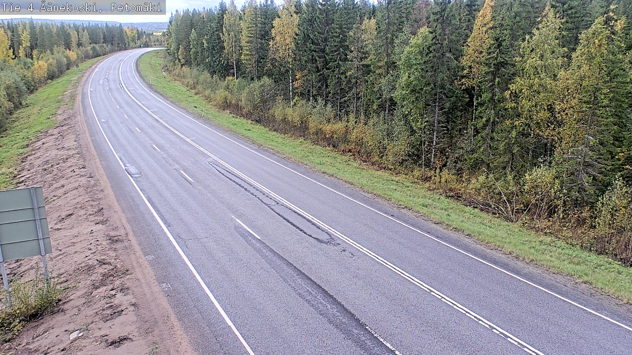 Weather Camera Image Road 4 Äänekoski. PetomäkiPetomäki, Äänekoski, Keski-Suomi