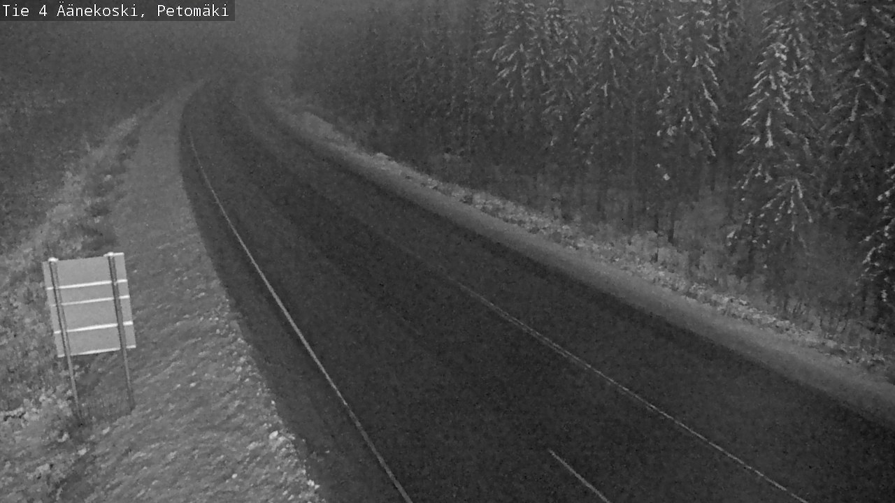 Weather Camera Image Road 4 Äänekoski. PetomäkiPetomäki, Äänekoski, Keski-Suomi