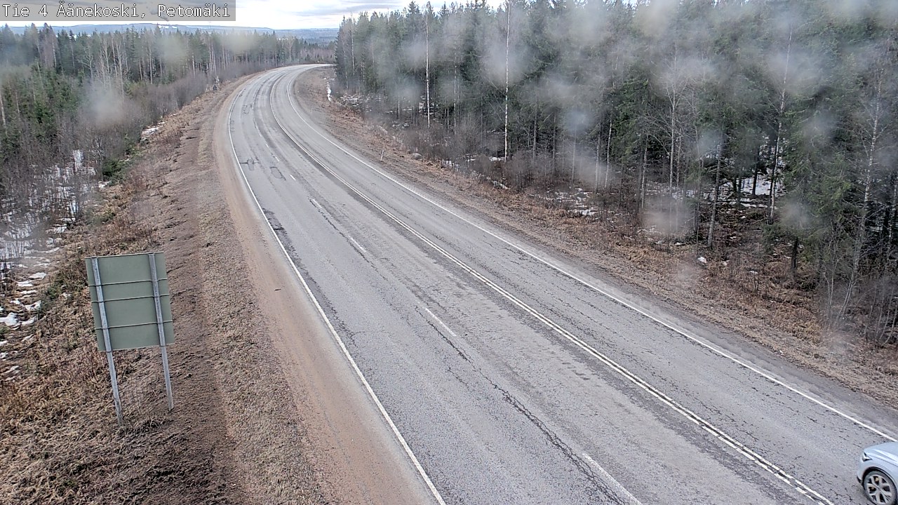 Weather Camera Image Road 4 Äänekoski. PetomäkiPetomäki, Äänekoski, Keski-Suomi