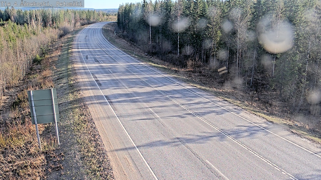Weather Camera Image Väg 4 Äänekoski. PetomäkiPetomäki, Äänekoski, Keski-Suomi