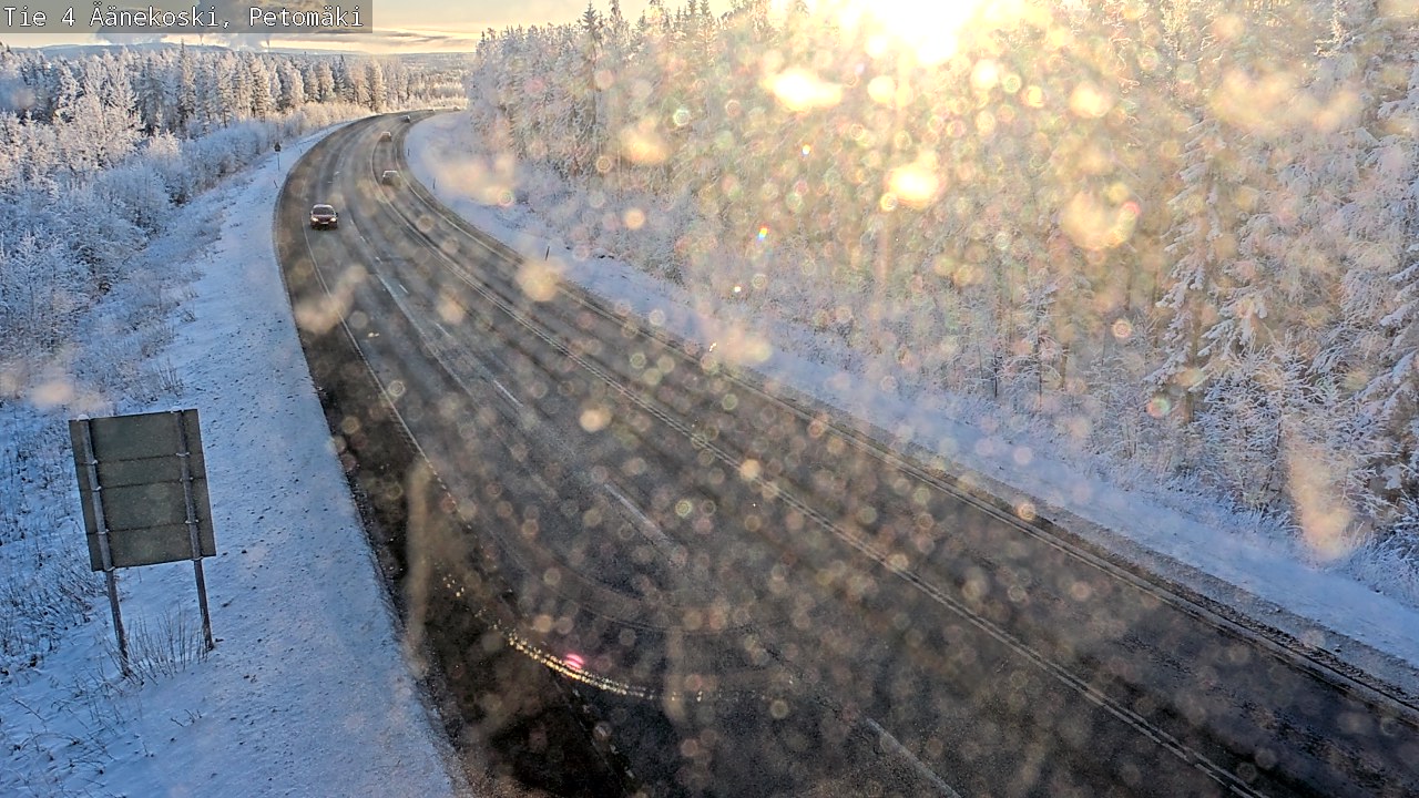 Weather Camera Image Road 4 Äänekoski. PetomäkiPetomäki, Äänekoski, Keski-Suomi