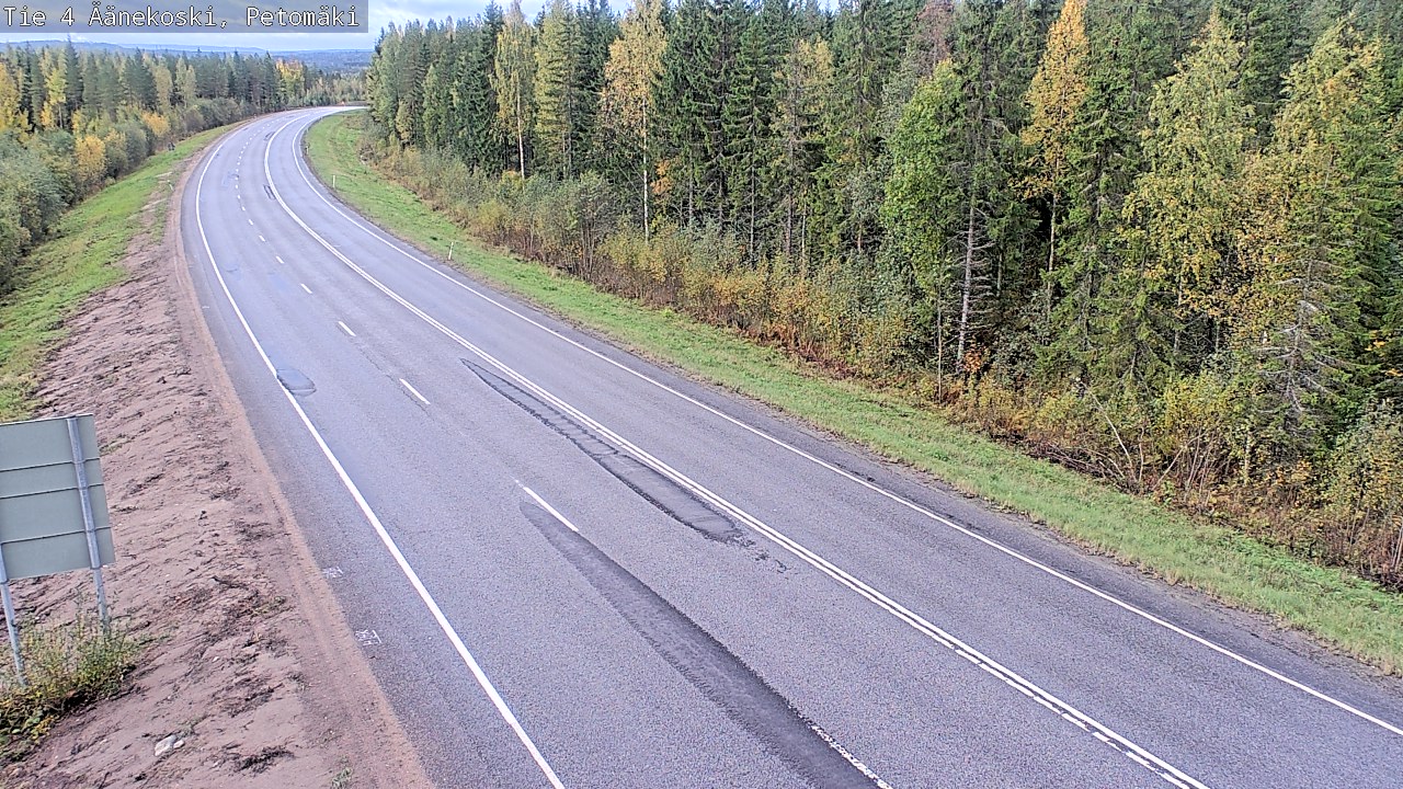 Kelikamerat Kuva Tie 4 Äänekoski. Petomäki, Äänekoski, Keski-Suomi