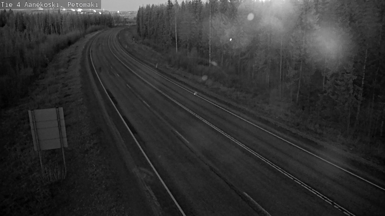Weather Camera Image Väg 4 Äänekoski. PetomäkiPetomäki, Äänekoski, Keski-Suomi