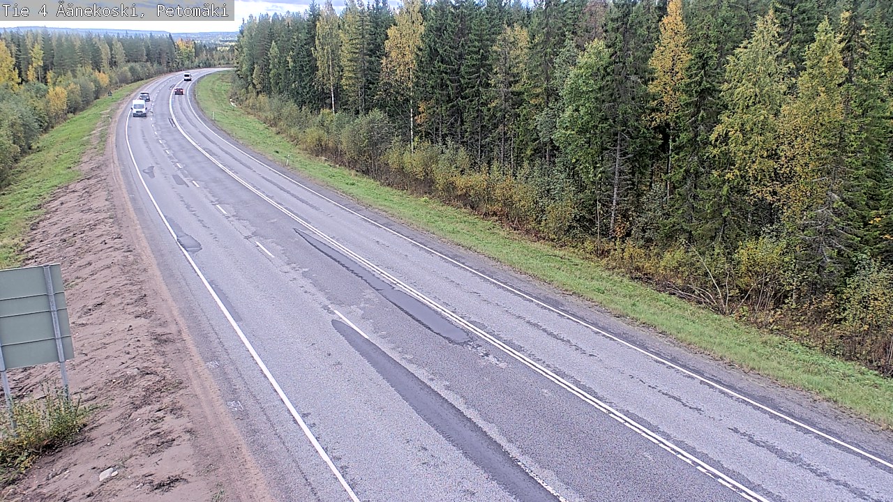 Weather Camera Image Road 4 Äänekoski. PetomäkiPetomäki, Äänekoski, Keski-Suomi