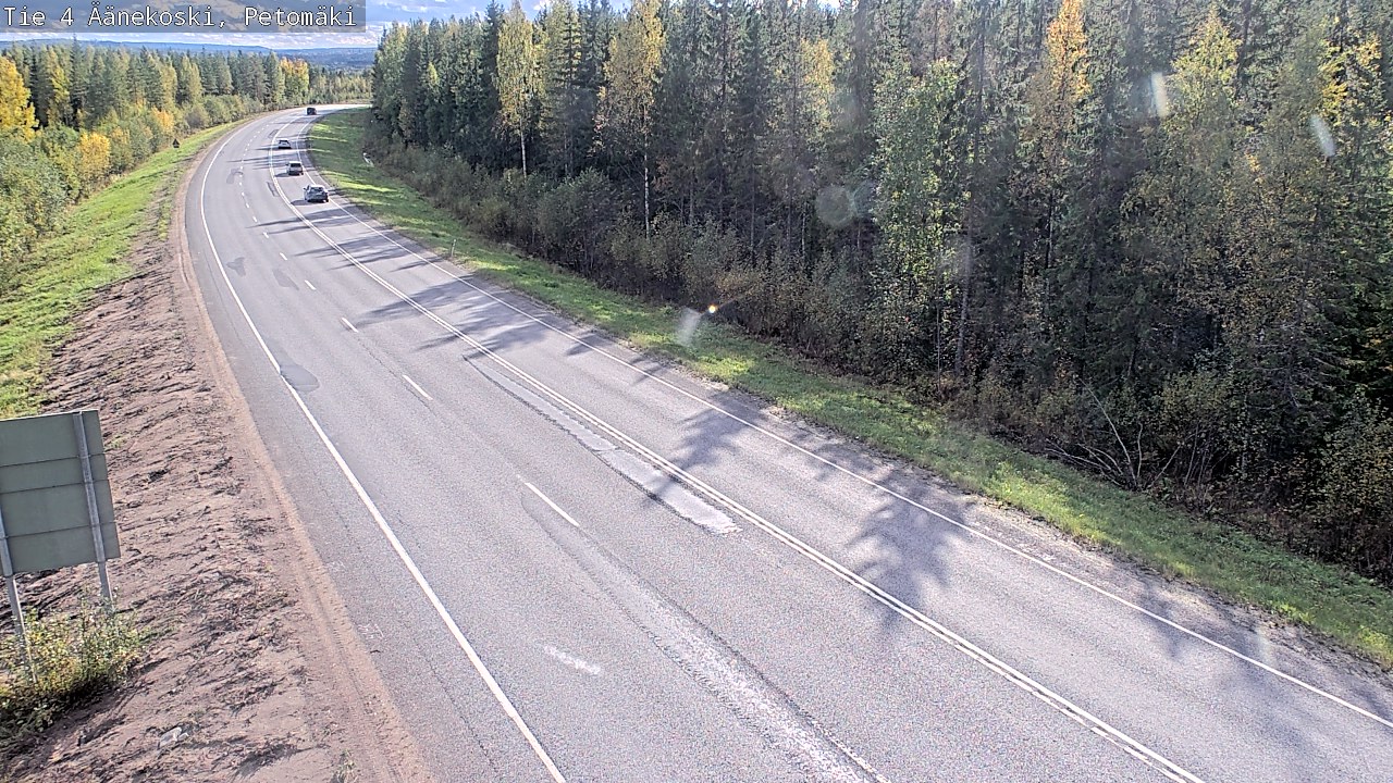 Weather Camera Image Road 4 Äänekoski. PetomäkiPetomäki, Äänekoski, Keski-Suomi
