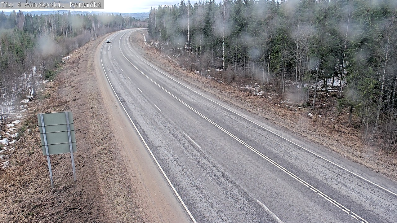 Weather Camera Image Road 4 Äänekoski. PetomäkiPetomäki, Äänekoski, Keski-Suomi