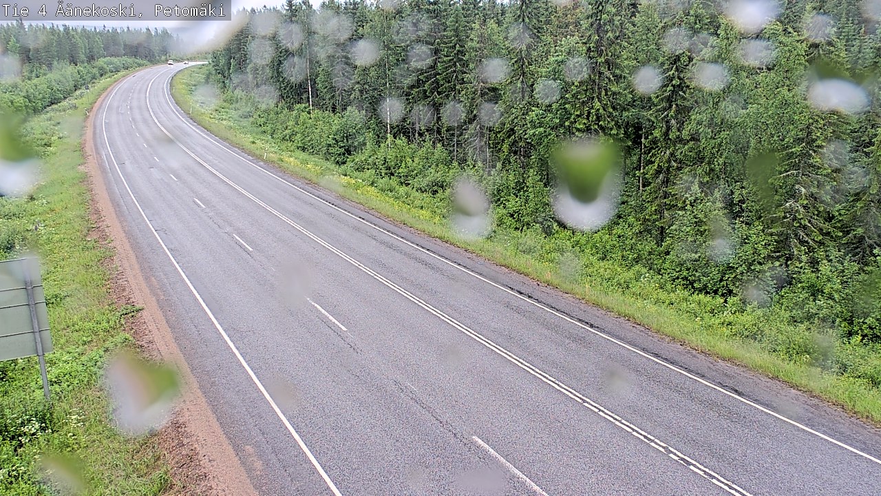 Weather Camera Image Väg 4 Äänekoski. PetomäkiPetomäki, Äänekoski, Keski-Suomi