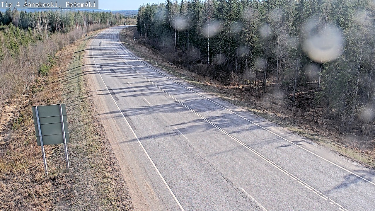 Weather Camera Image Väg 4 Äänekoski. PetomäkiPetomäki, Äänekoski, Keski-Suomi