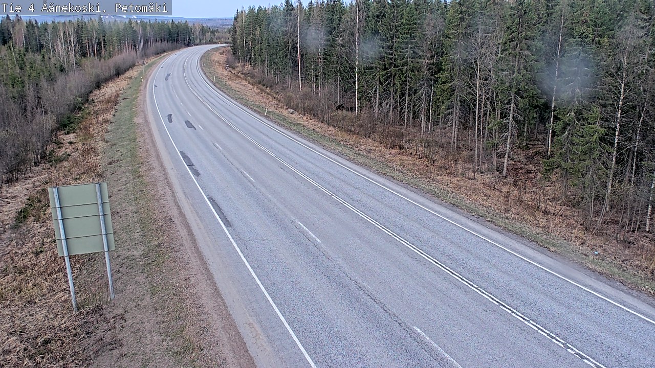Weather Camera Image Road 4 Äänekoski. PetomäkiPetomäki, Äänekoski, Keski-Suomi