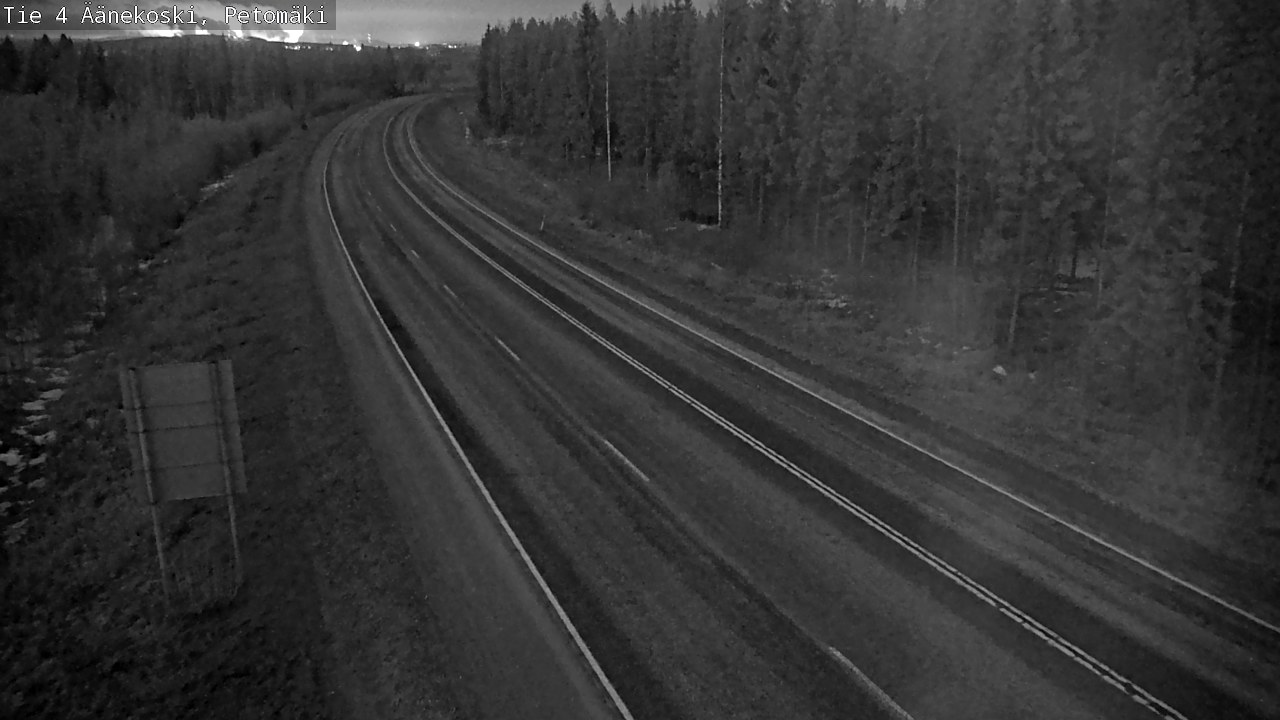 Weather Camera Image Road 4 Äänekoski. PetomäkiPetomäki, Äänekoski, Keski-Suomi