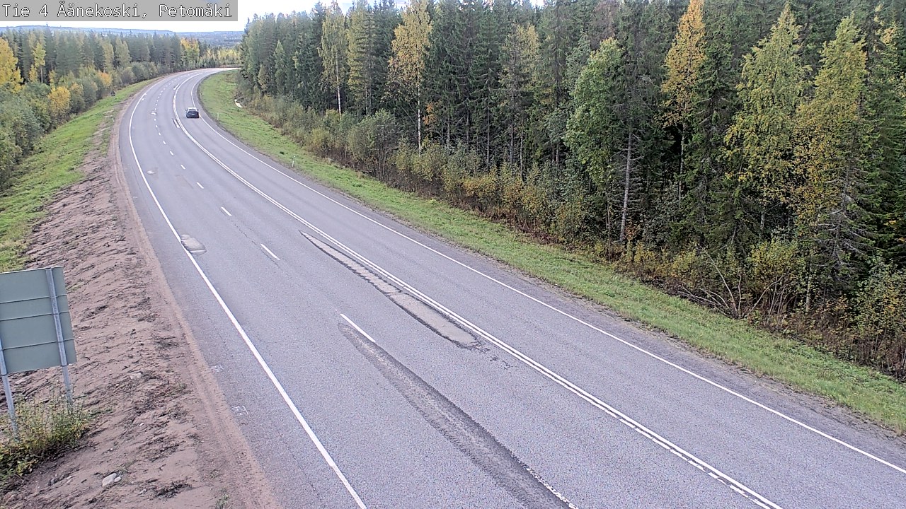 Weather Camera Image Road 4 Äänekoski. PetomäkiPetomäki, Äänekoski, Keski-Suomi
