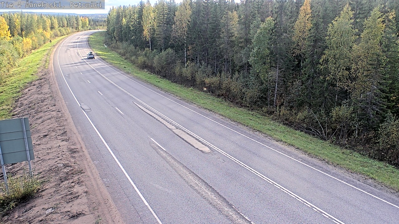 Weather Camera Image Road 4 Äänekoski. PetomäkiPetomäki, Äänekoski, Keski-Suomi