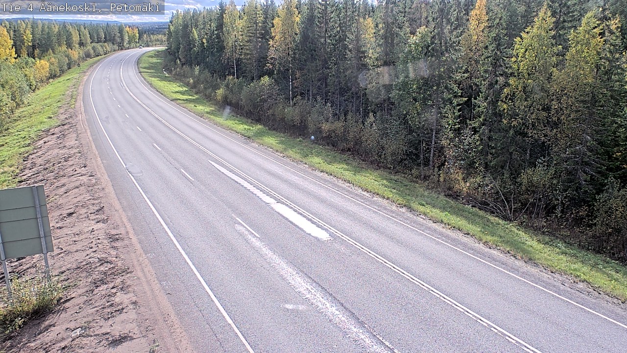 Weather Camera Image Road 4 Äänekoski. PetomäkiPetomäki, Äänekoski, Keski-Suomi