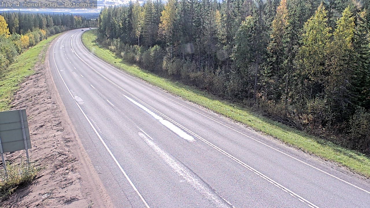 Weather Camera Image Road 4 Äänekoski. PetomäkiPetomäki, Äänekoski, Keski-Suomi